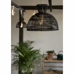 Runde Lampshade Black, 200 mm