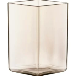 Ruutu Vase 11,5x14 cm, Linen