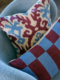 Samar Cushion Cover 40x60 cm, Terracotta / Cactus Green