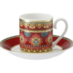 Samarkand Rubin Espresso Cup With Saucer