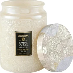 Santal Vanille Large Jar Scented Candle