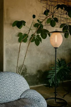 Satellite Floor Lamp Outdoor, Cream White Semi Matt