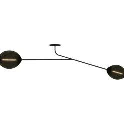 Satellite Wall/Ceiling Lamp, Soft Black