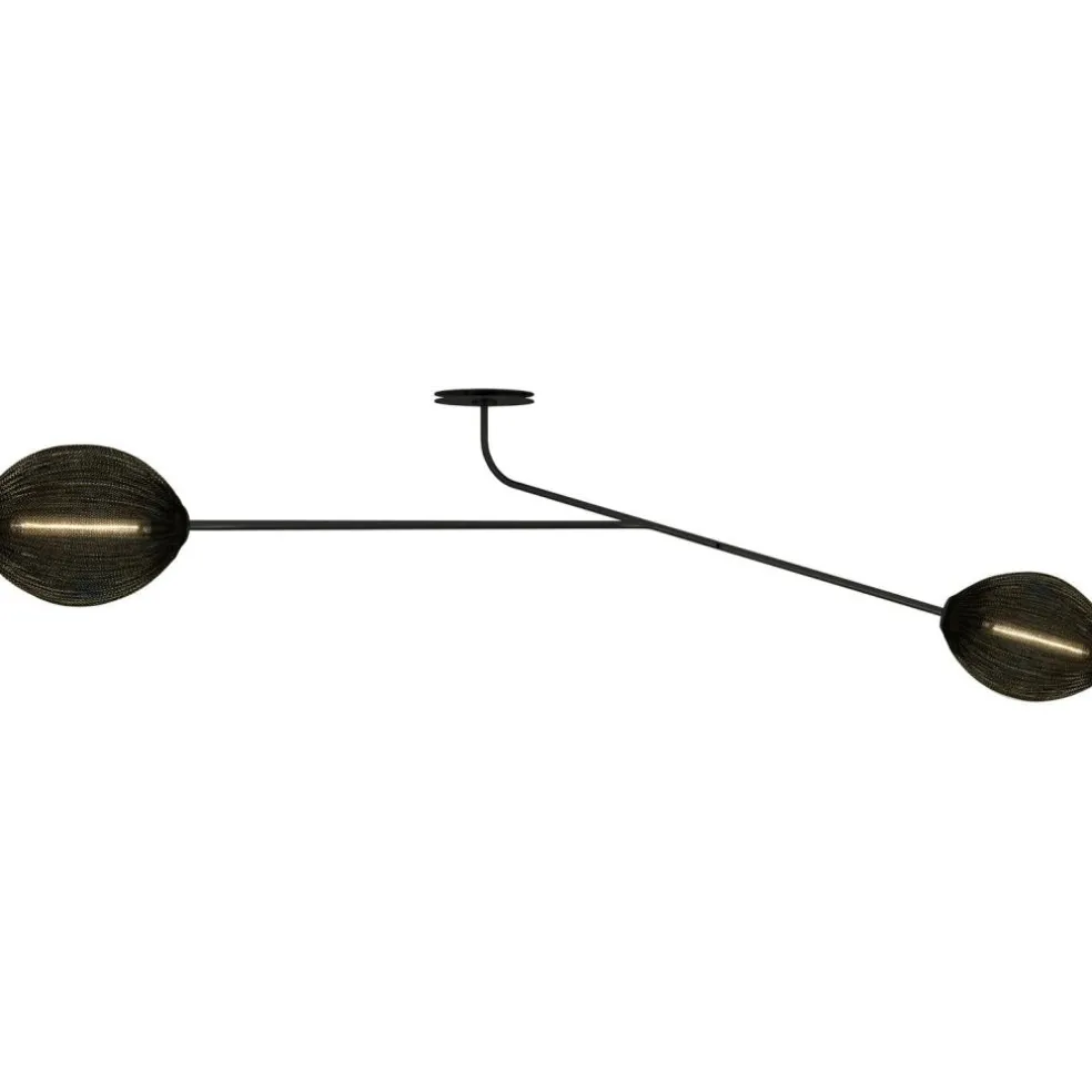 Satellite Wall/Ceiling Lamp, Soft Black