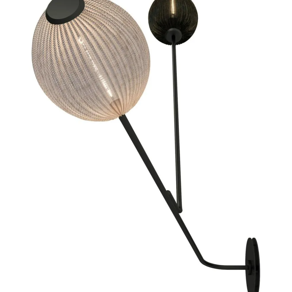Satellite Wall/Ceiling Lamp, Soft Black
