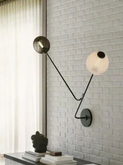 Satellite Wall/Ceiling Lamp, Soft Black