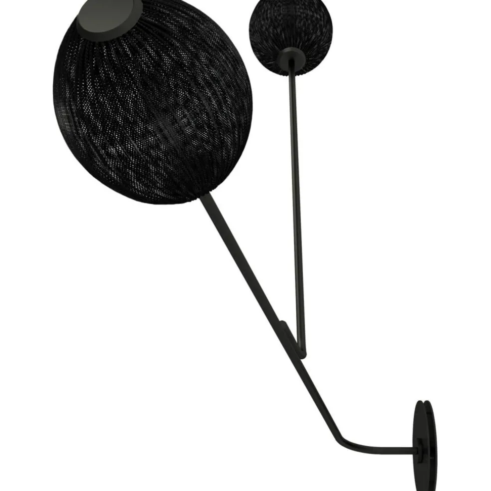 Satellite Wall/Ceiling Lamp, Soft Black