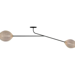 Satellite Wall/Ceiling Lamp, Soft Black