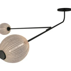 Satellite Wall/Ceiling Lamp, Soft Black