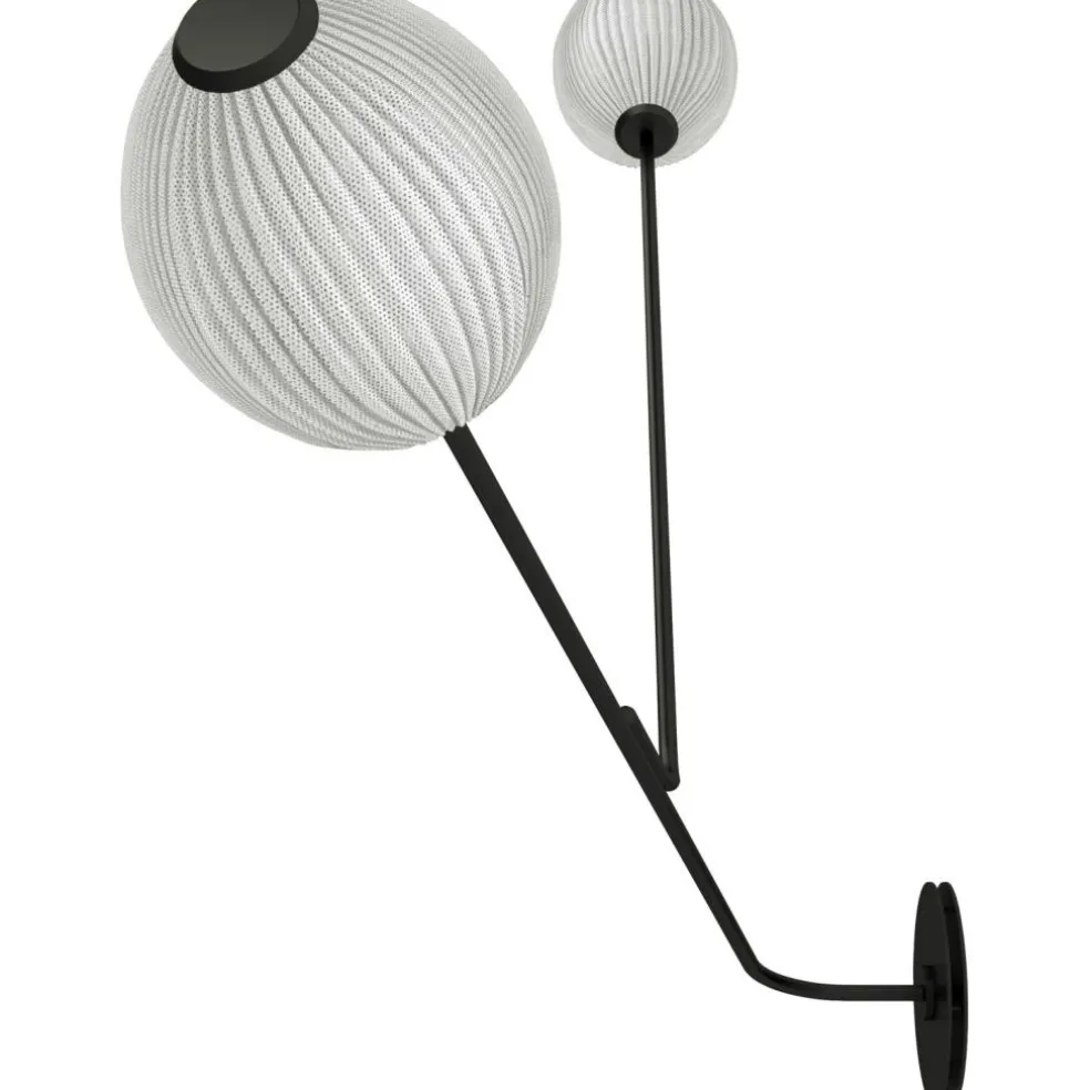 Satellite Wall/Ceiling Lamp, Soft Black