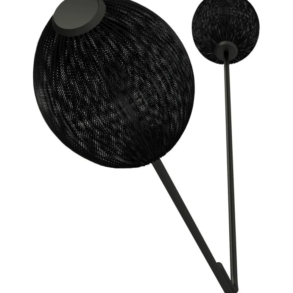 Satellite Wall/Ceiling Lamp, Soft Black