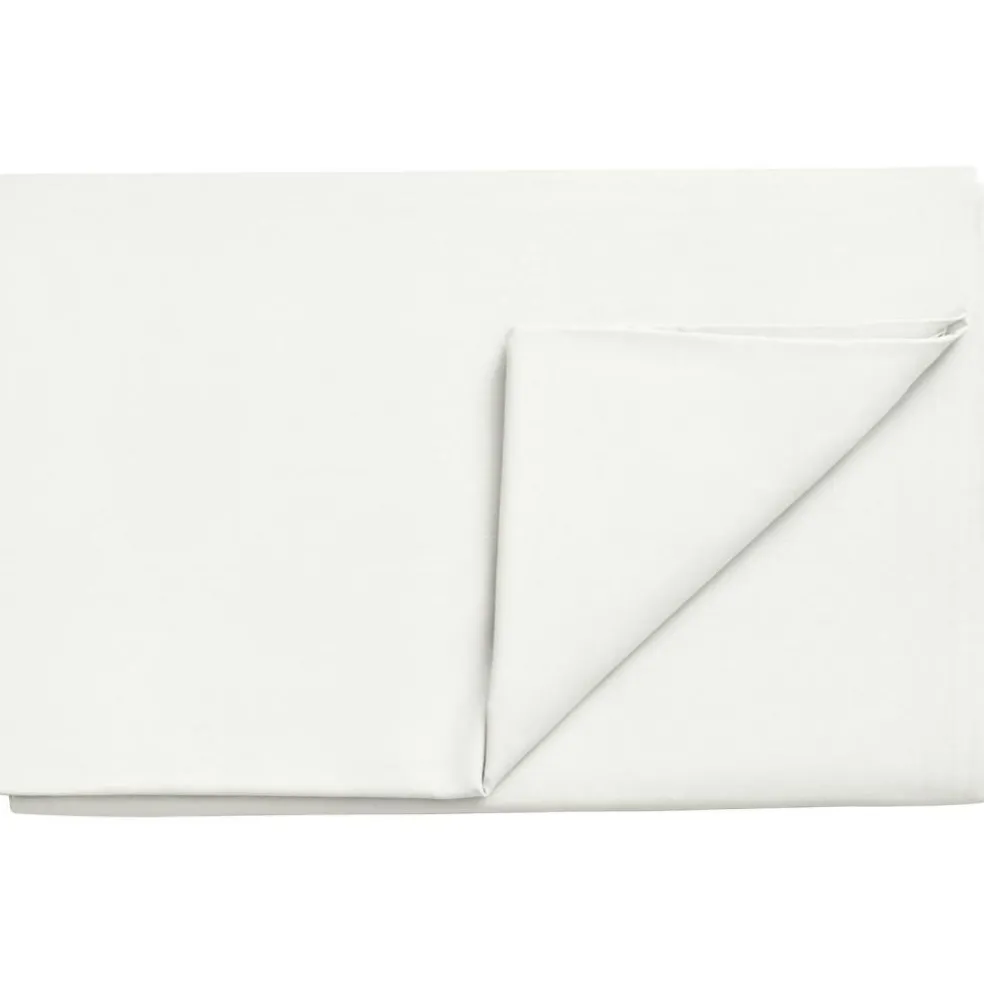 Satin Sheet White, 280x280 cm