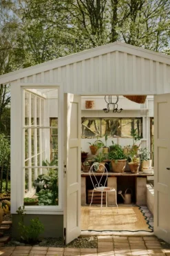 Scallop Jute Rug 75x200 cm, Misty Blue