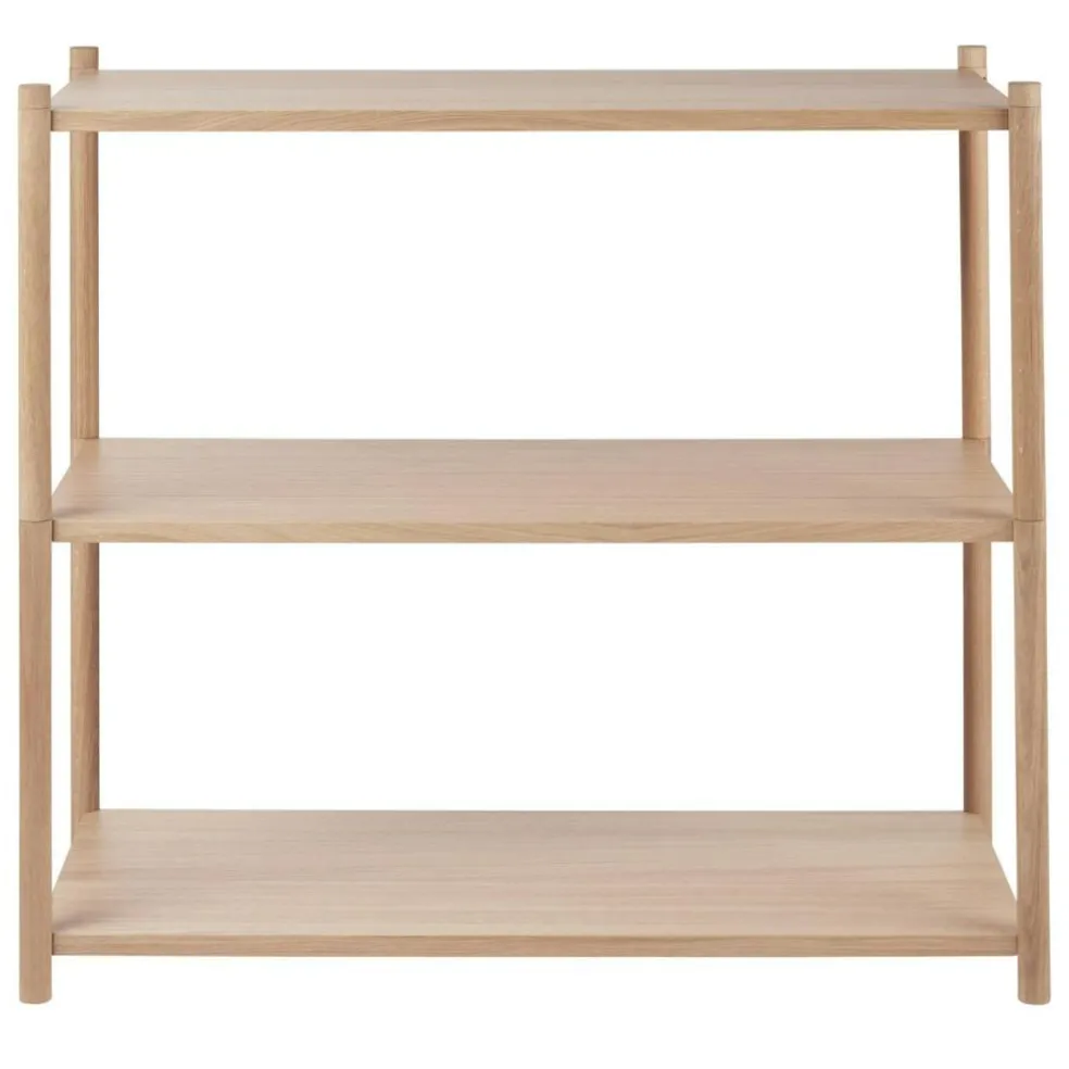 Sceene Bookcase A, Black Oak