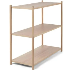 Sceene Bookcase A, Black Oak