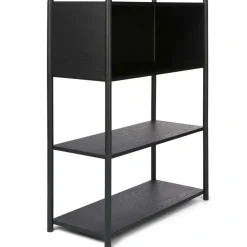 Sceene Bookcase B, Black Oak