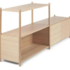 Sceene Bookcase D, Black Oak