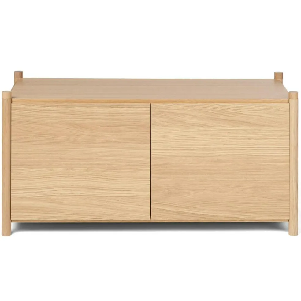 Sceene Bookcase G, Black Oak