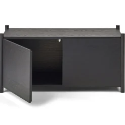 Sceene Bookcase G, Black Oak