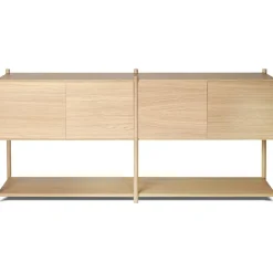 Sceene H Bookcase, Made of black oak, Black