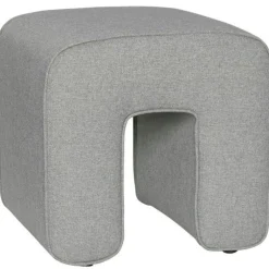 Sculpture Pouf, Dark Grey