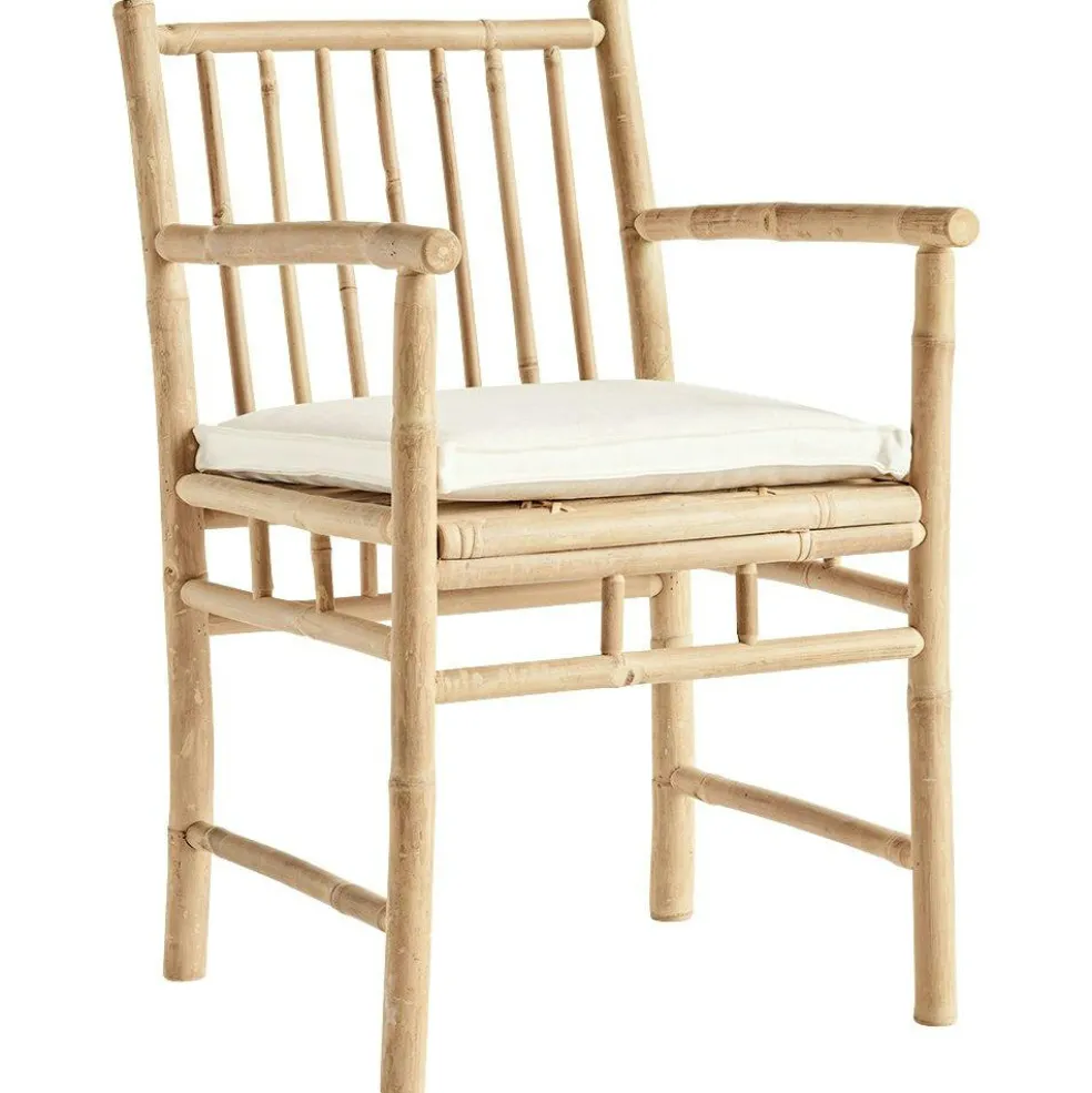 Seat Cushion For Armchair, White