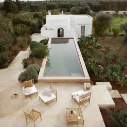 Seat Cushion For Modular Sofa, White