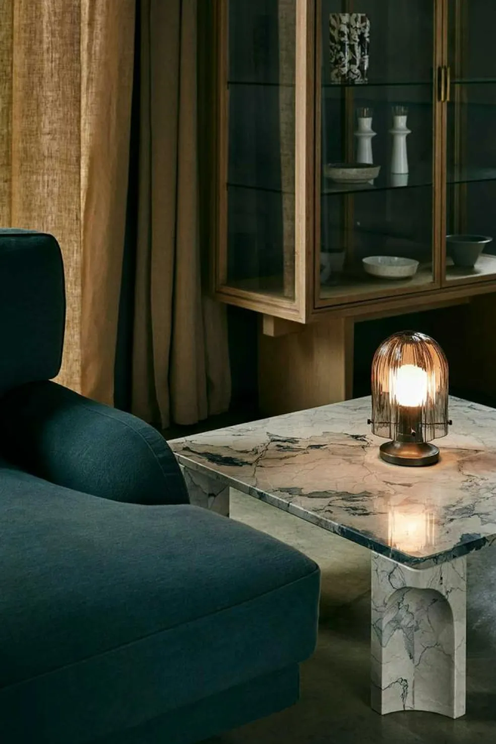 Seine Table Lamp, Smoke