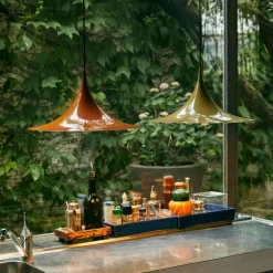 Semi Pendant Ø 47 cm, Glossy Roasted Pumpkin