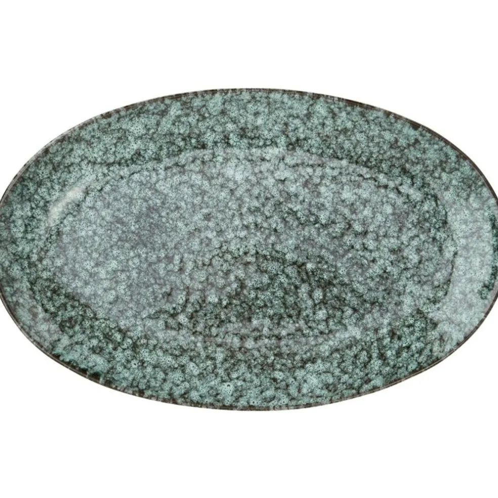 Serving Dish 25,5x42 cm, Petrol Green