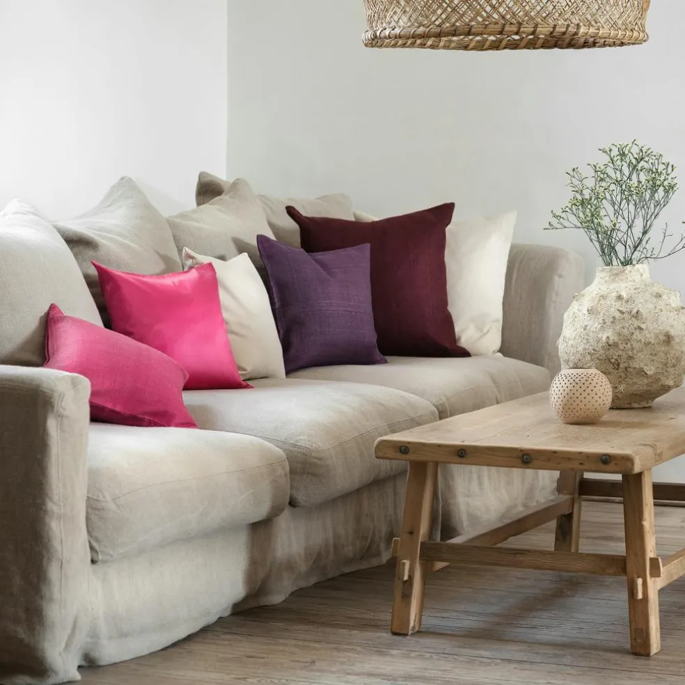 Seta Cushion Cover 40x40 cm, Light Beige