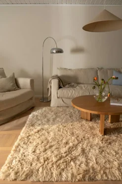 Shaggy Rug Dark Beige, 180x270 cm