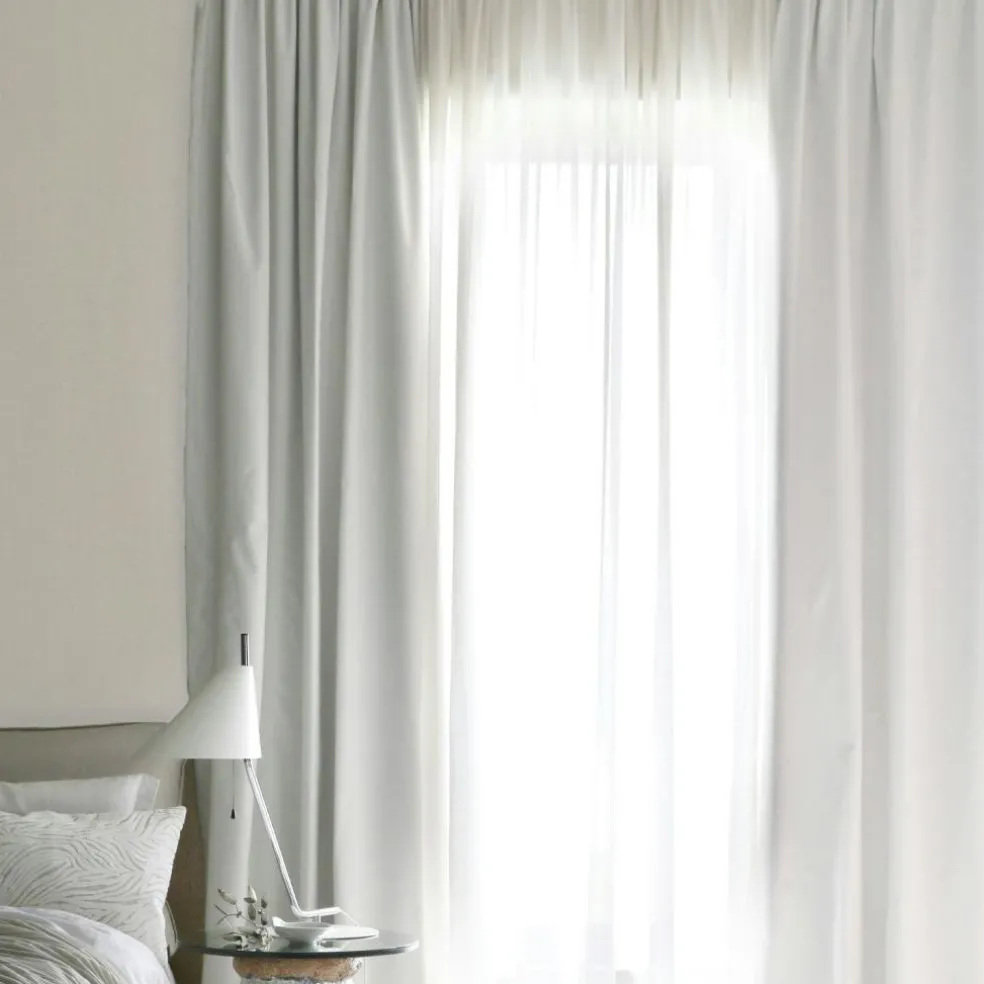 Shelby Blackout Curtain Natural White, 135x250 cm