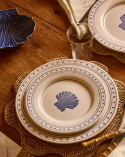 Shell Bowl Medium, Blue