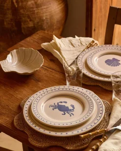 Shell Bowl Medium, Blue