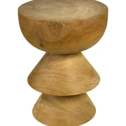 Short Skirt Stool, Cognac