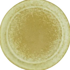 Side Plate Ø16 cm, Green / Light Yellow