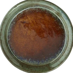 Side Plate Ø16 cm, Green / Light Yellow