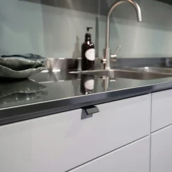 Side Profile Handle 40, Stainless Look