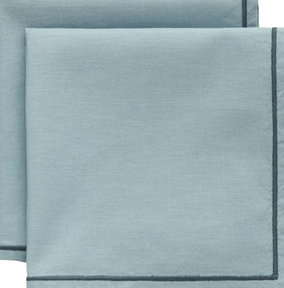 Sienna Napkin 45x45 cm 2-pack, Dusty Blue