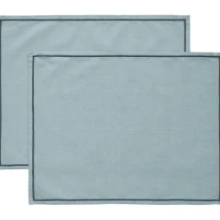 Sienna Placemat 2-pack 35x45 cm, Dusty Blue