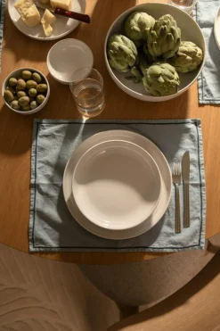 Sienna Placemat 2-pack 35x45 cm, Dusty Blue