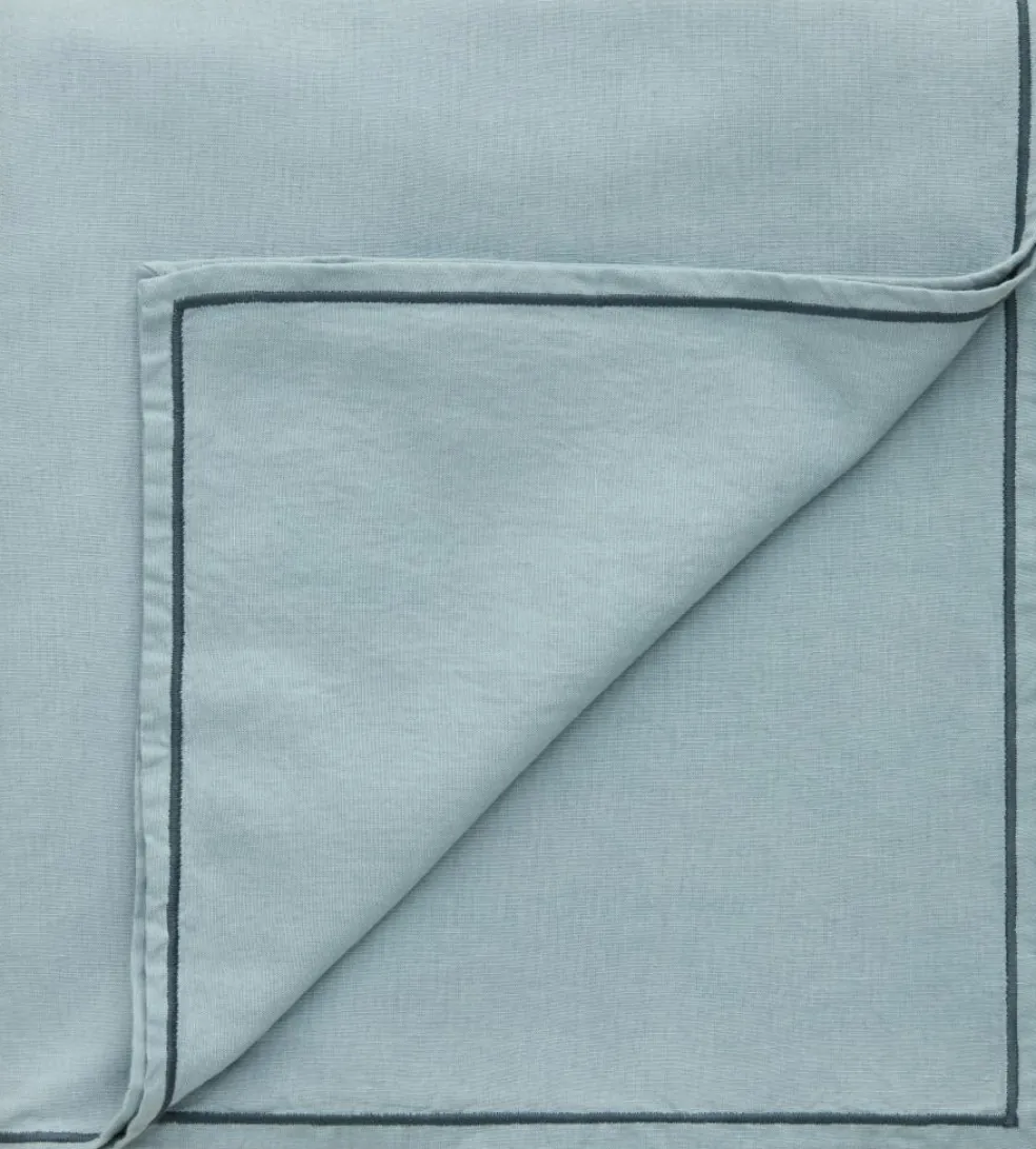 Sienna Tablecloth 140x240 cm, Dusty Blue