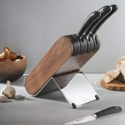 Signature Q Knife Block With 4 Knives, Ash