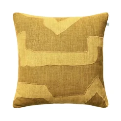 Sikkim Cushion Cover 50x50 cm, Apricot Orange / Khaki