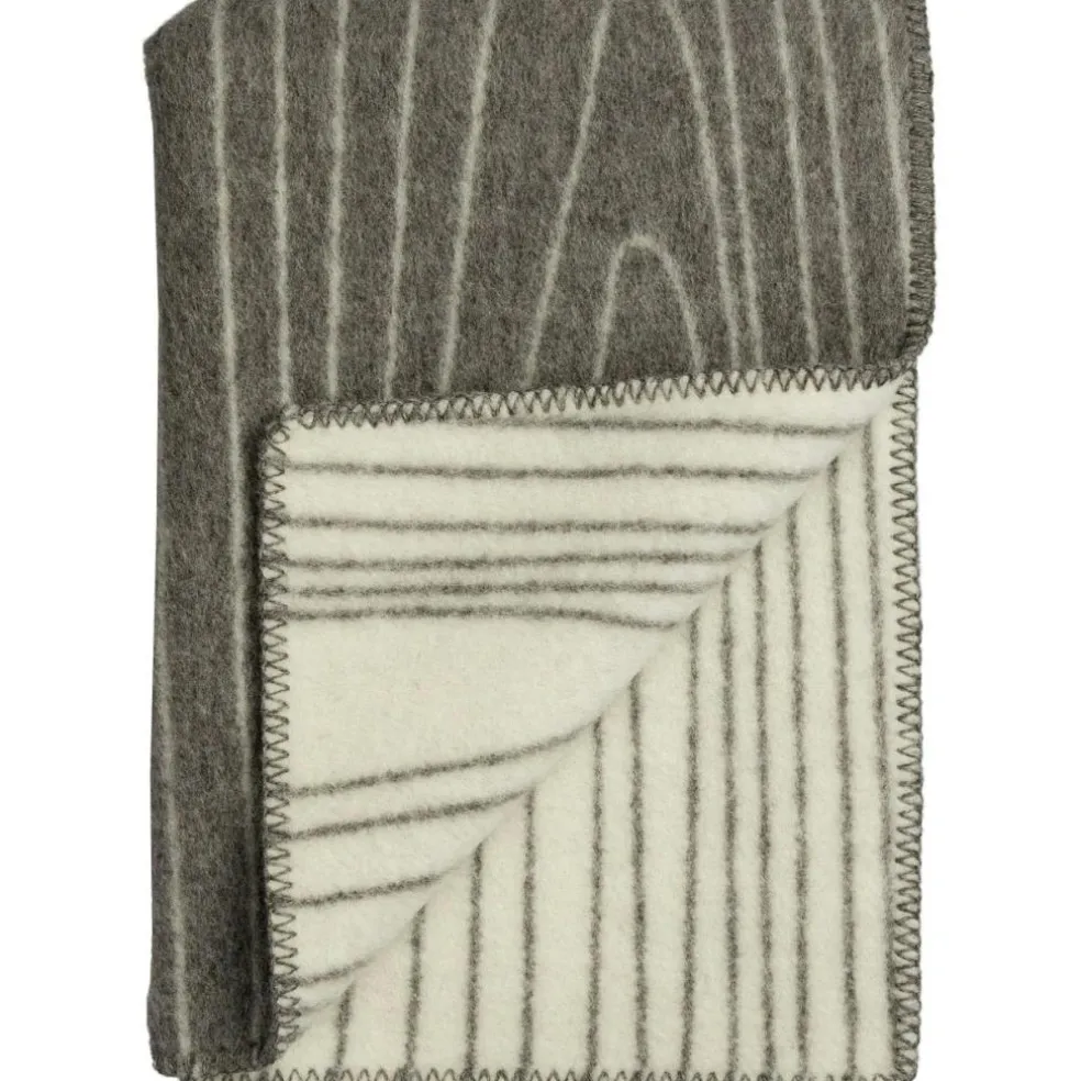Skog Throw 135x200 cm, Grey/Natural