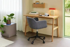 Sleek Table Lamp, Beige/Orange