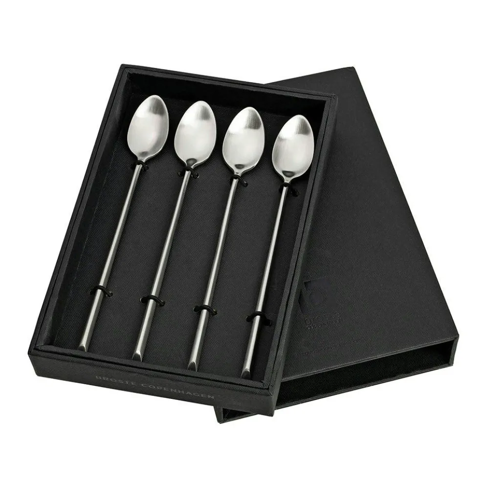 Sletten Long Spoon 4-Pack, Satin