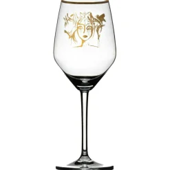Slice Of Life Rosé/White Wine Glass, Gold