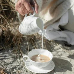 Slåpeblom Teacup 30 cl With Saucer, Pink